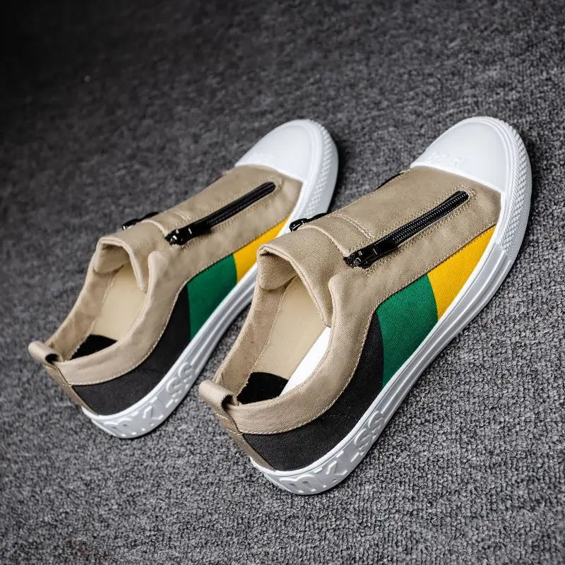 Canvas shoes men's 2023 summer breathable men's shoes Korean version trend shoes men's board shoes student tide shoes casual shoes men - Channelwill