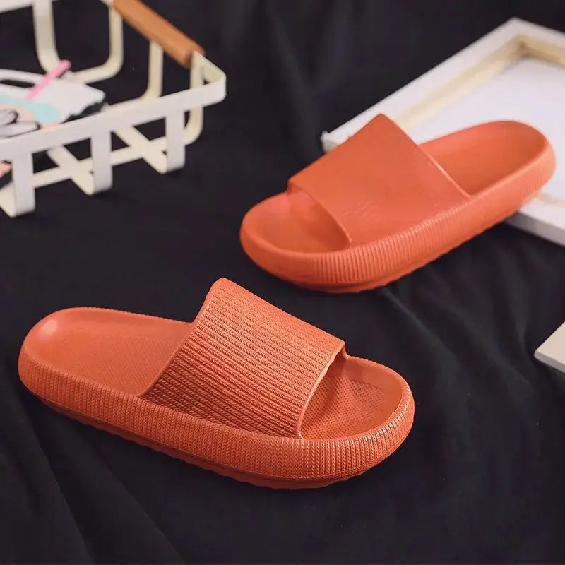 Fashion Slippers Women Thick Platform Women Indoor Bathroom Slipper Soft EVA Anti-slip Home Floor Slides Ladies Summer Shoes Men - alvin