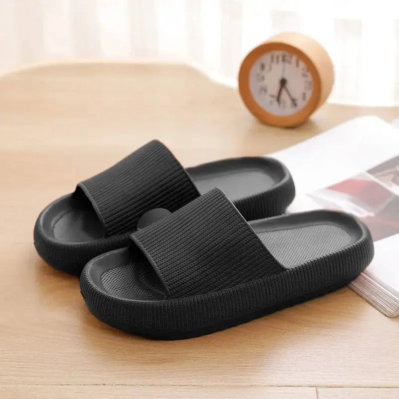 Fashion Slippers Women Thick Platform Women Indoor Bathroom Slipper Soft EVA Anti-slip Home Floor Slides Ladies Summer Shoes Men - alvin