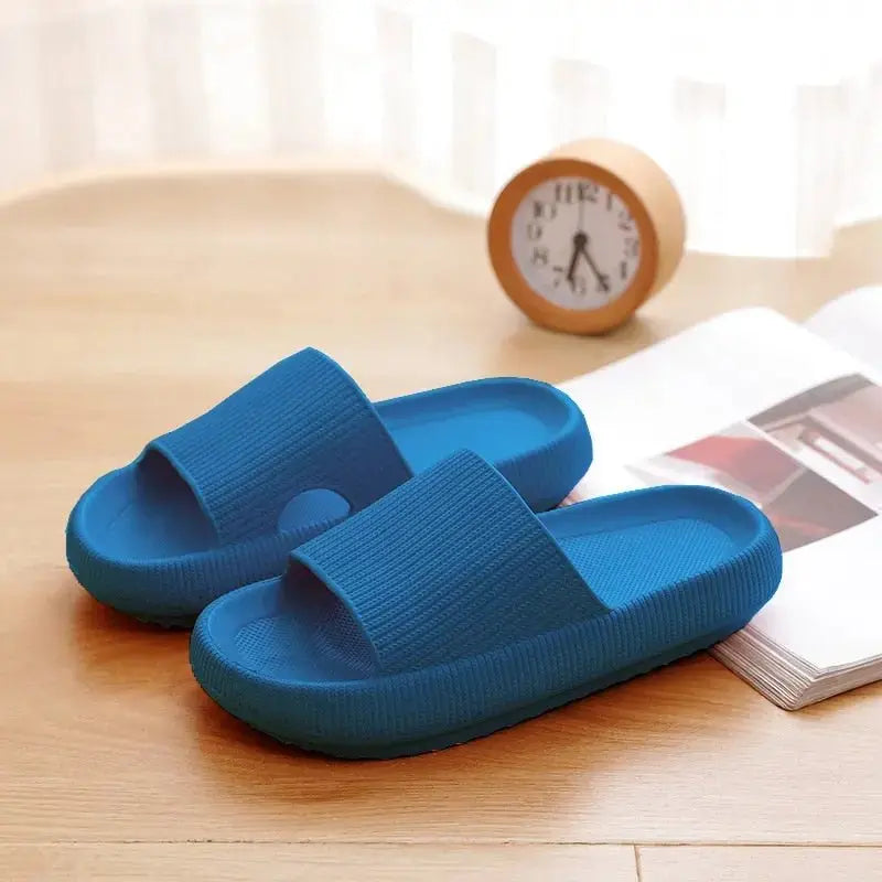 Fashion Slippers Women Thick Platform Women Indoor Bathroom Slipper Soft EVA Anti-slip Home Floor Slides Ladies Summer Shoes Men - alvin