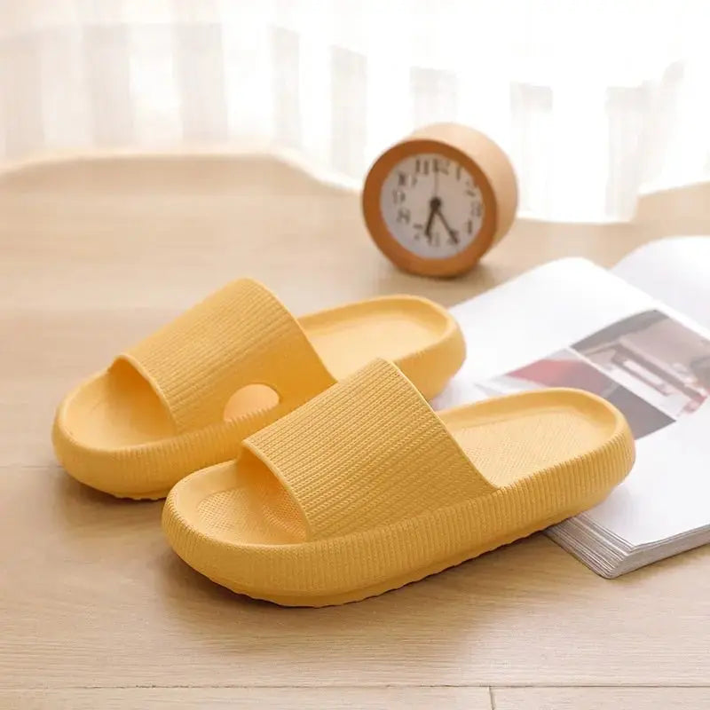 Fashion Slippers Women Thick Platform Women Indoor Bathroom Slipper Soft EVA Anti-slip Home Floor Slides Ladies Summer Shoes Men - alvin