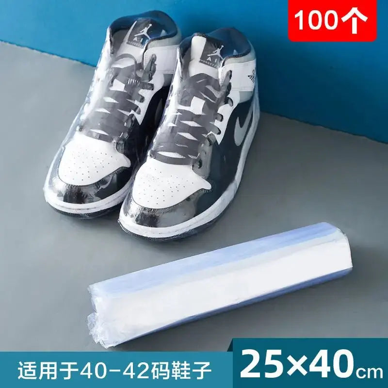 Heat-shrinkable film heat-shrinkable bag bag shoe shoe film protection bag sealing shoe film shrink film bag sneaker storage plastic sealing film - alvin