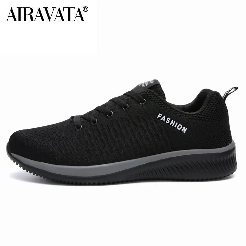 Men Women Knit Sneakers Breathable Athletic Running Walking Gym Shoes - Channelwill