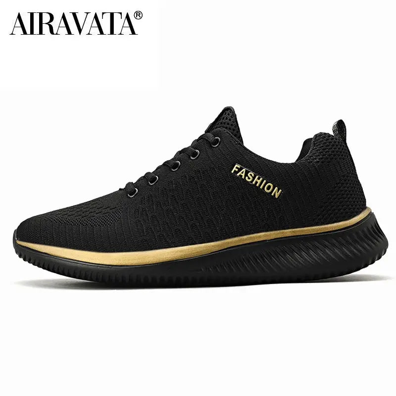 Men Women Knit Sneakers Breathable Athletic Running Walking Gym Shoes - Channelwill