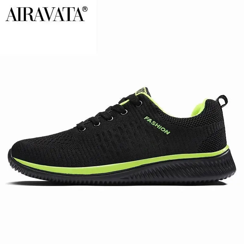 Men Women Knit Sneakers Breathable Athletic Running Walking Gym Shoes - alvin