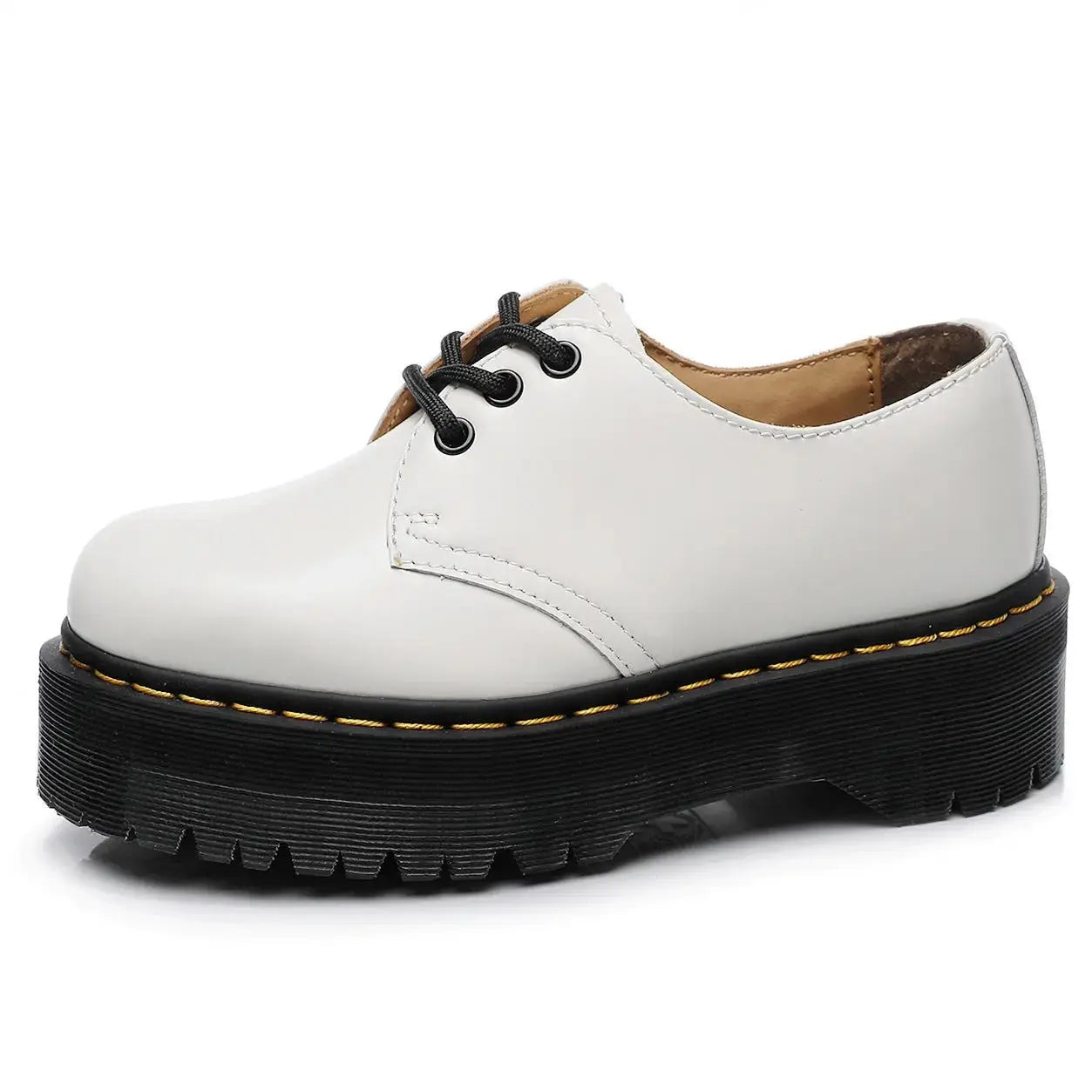 Microdeer 2022 Martens 8053 Leather Platform Casual Shoes Dr Womans shoes 5-eye style Heightening shoes Fashion casual shoes - alvin