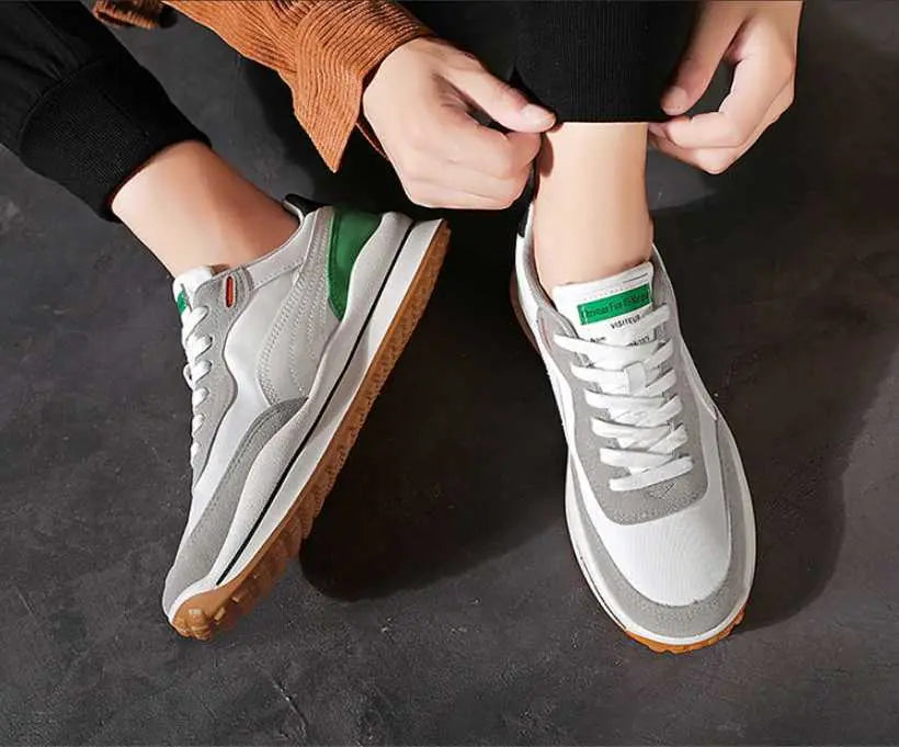 New Young Casual Men Shoes Comfortable Male Casual Sneaker Size 39-44 Suede Running Shoe for Mens Popular Golf Shoes Man - alvin