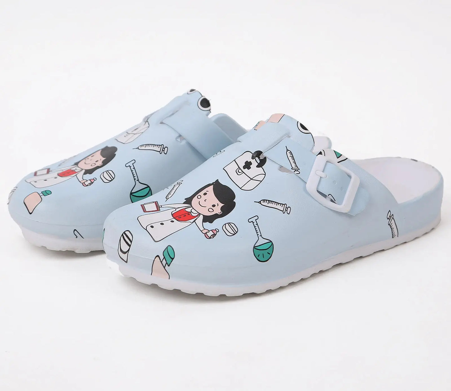 Operating room slippers male laboratory studio EVA Baotou soft bottom protective shoes creative cartoon nurse shoes - Channelwill