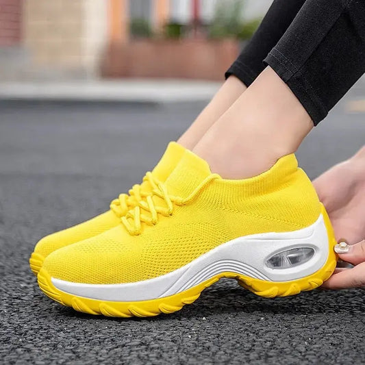 Orthopedic Walking Shoes Platform Sneakers for Women Orthofit Shoes - alvin