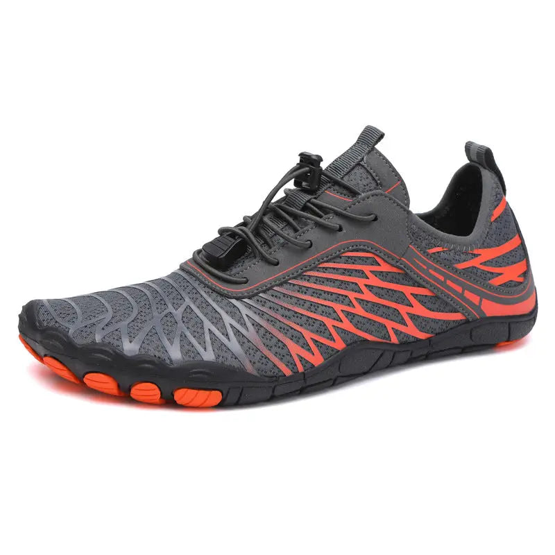 Outdoor New five-finger river tracing shoes, wading beach shoes, barefoot diving single shoes, swimming fitness cycling, hiking shoes - Channelwill