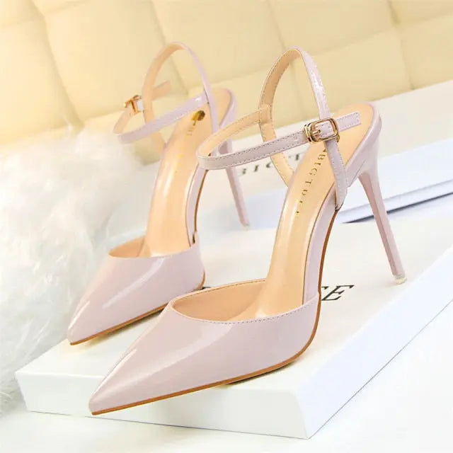 Pointed Toe Thin Heel Dress Shoes - Channelwill