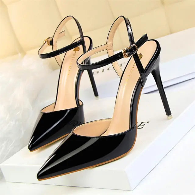 Pointed Toe Thin Heel Dress Shoes - Channelwill