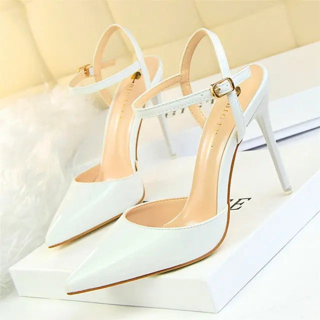 Pointed Toe Thin Heel Dress Shoes - Channelwill