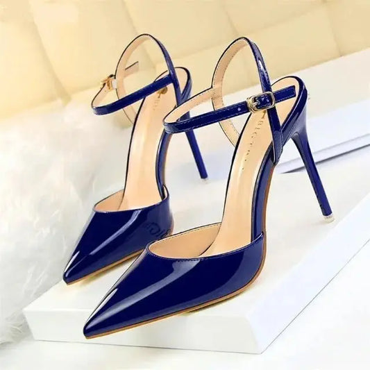 Pointed Toe Thin Heel Dress Shoes - alvin