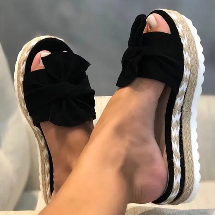 Sandals Women Heels Sandals With Wedges Shoes For Women Platform Sandals Summer Slippers Sandalias Mujer Elegant Summer Shoes - Channelwill