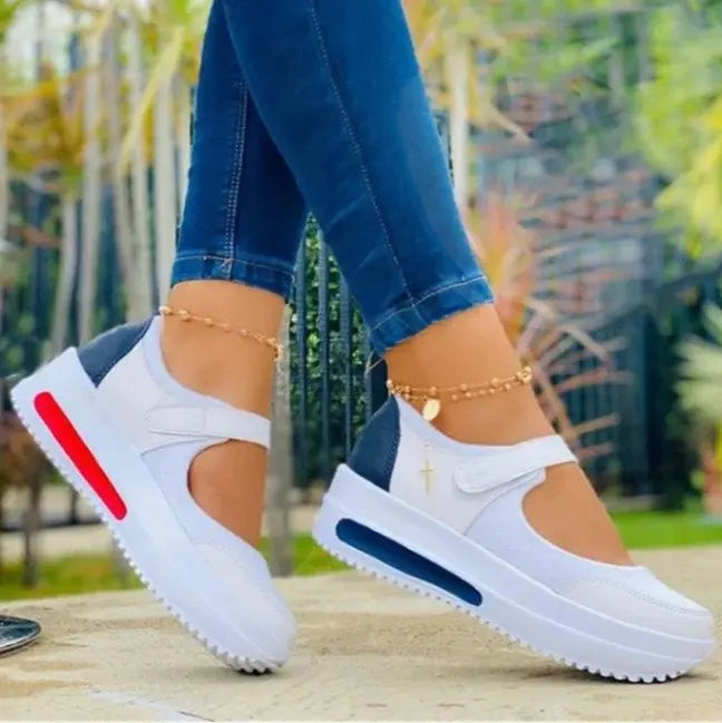 Vulcanize Shoes Sneakers Women Shoes Ladies Slip-On Knit Solid Color Sneakers for Female Sport Mesh Casual Shoes for Women 2021 - Channelwill